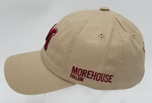 Load image into Gallery viewer, RLGCY Morehouse Hat (Khaki/Burgundy)