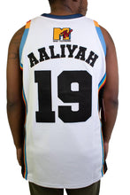 Load image into Gallery viewer, Headgear Aaliyah Brick Layer Classic Basketball Jersey (White/Yellow)