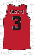 Load image into Gallery viewer, Headgear Eazy E Straight Outta Compton Basketball Jersey (Red)