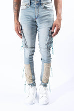 Load image into Gallery viewer, Serenede Cyber Cloud Cargo Jeans