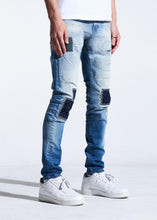 Load image into Gallery viewer, Crysp Denim Atlantic Jean (Blue Patchwork)