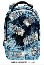 Load image into Gallery viewer, Street Approved FROZEN DOLLARS BACKPACK (Blue)