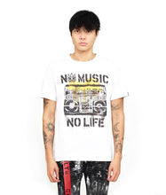Load image into Gallery viewer, Cult of Individuality  S/S CREW T No music (White)