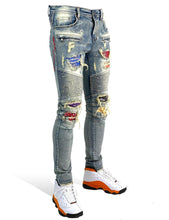 Load image into Gallery viewer, Preme Denim Bandana Jeans Multi (Indigo)