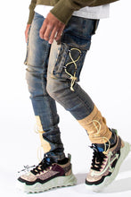 Load image into Gallery viewer, SERENEDE Infinity 8 Cargo Jeans (Gold)
