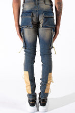 Load image into Gallery viewer, SERENEDE Infinity 8 Cargo Jeans (Gold)