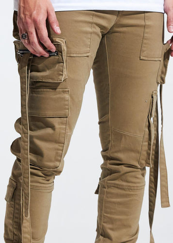 Embellish DIEGO Cargo DENIM (Khaki)