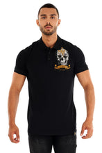 Load image into Gallery viewer, George V Paris GV Skull Avenue Polo (Black)