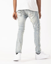 Load image into Gallery viewer, Syndicate by Golden Denim The Tailored - 1810 Paint Splatter Jeans (Medium Wash)