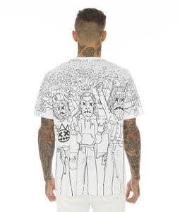 Cult of Individuality RAGE TEE (WHITE)