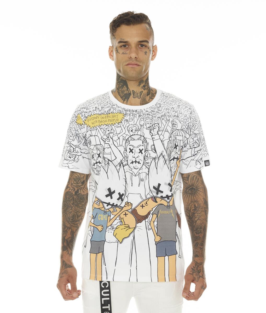 Cult of Individuality RAGE TEE (WHITE)