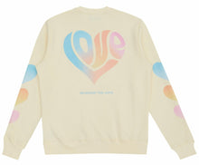 Load image into Gallery viewer, Roku Studio INCREASE THE LOVE CREW NECK (Eggshell)