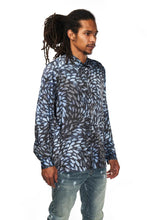 Load image into Gallery viewer, Dead Than Cool Feather Satin Shirt