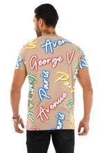 Load image into Gallery viewer, George V Paris GVP All Over Logo Shirt (BEIGE)