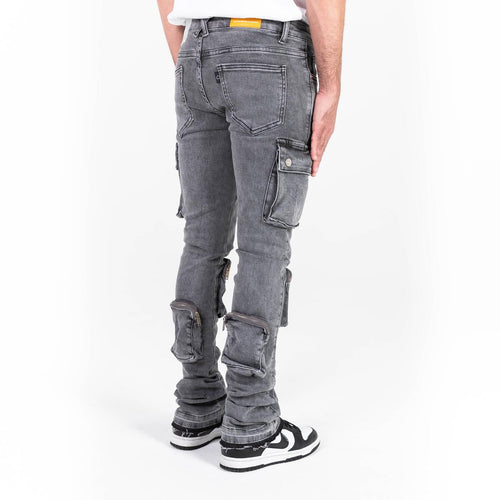 PHEELINGS NEVER LOOK BACK CARGO STACK DENIM (CHARCOAL GREY)