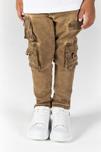Load image into Gallery viewer, Serenede Kids TIGERS EYE Cargo Jeans (BROWN)