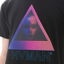 Load image into Gallery viewer, HVMAN BY CULT NOVELTY TEE HVMAN FACE (BLACK)