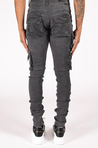 Serenede Iron Cargo Jeans (GREY)
