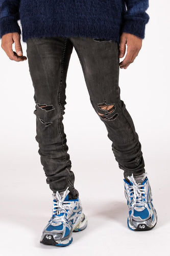 SERENEDE Charcoal Jeans (COATED)