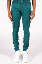 Load image into Gallery viewer, Serenede Ethos Cargo Jeans (TEAL)