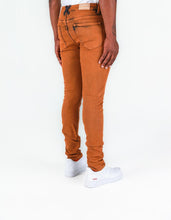 Load image into Gallery viewer, Pheelings TAKE THE CHANCE SKINNY DENIM (ORANGE BLUE SAND WASH)