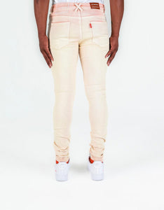 Pheelings ENERGY SKINNY DENIM (CREAM /RED WASH)