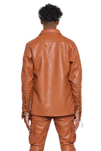 Load image into Gallery viewer, VALABASAS NEO PU LEATHER JACKET (DARK BROWN LEATHER NEO)