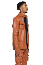 Load image into Gallery viewer, VALABASAS NEO PU LEATHER JACKET (DARK BROWN LEATHER NEO)