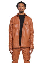 Load image into Gallery viewer, VALABASAS NEO PU LEATHER JACKET (DARK BROWN LEATHER NEO)