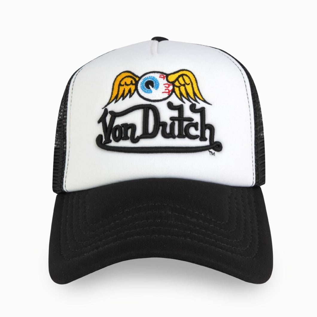 Von Dutch FLYING EYEBALL TRUCKER (BLK/WHT)