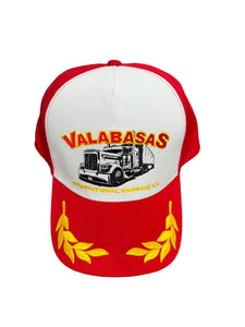 Valabasas TRUCKN HEADWEAR (WHITE RED)