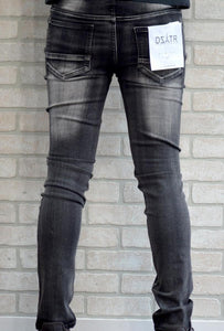 DZTR  SUPER STRETCH DENIM (BLK TWO TONE)