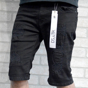 DZTR MENS SHORTS BLACK ZICZAG (BLACK)