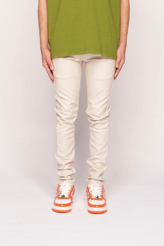 PHEELINGS Be the Change SKINNY LEATHER DENIM (CREAM)