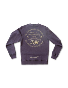 PRPS FINISH CREWNECK (PURPLE)