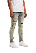 Load image into Gallery viewer, Dead Than Cool Camo Embroidery Jean