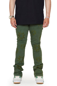 Valabasas ART DENIM STACKED (OLIVE WASHED)