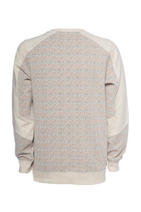 A TIZIANO SORRENTO| LS JACQURD KNIT CREW (FOG)