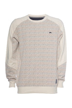 Load image into Gallery viewer, A TIZIANO SORRENTO| LS JACQURD KNIT CREW (FOG)