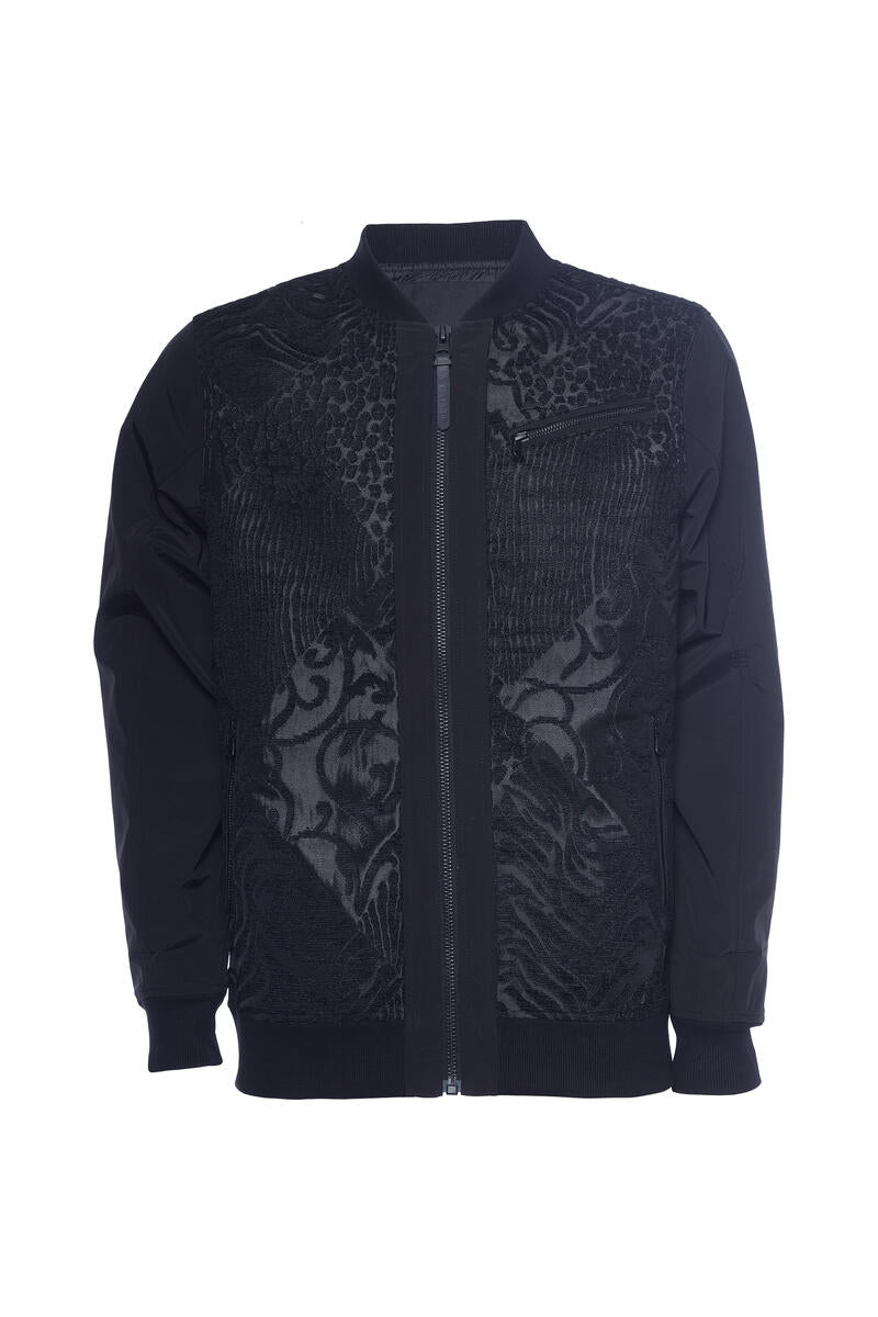 A TIZIANO ADONIS| WOVEN FANCY JACKET (CAVIAR)