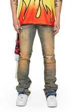 Load image into Gallery viewer, 6th NBRHD COUNTRY WAY DENIM SUPER STACKED (DIRTY WASHED)