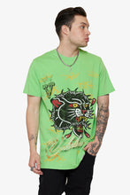 Load image into Gallery viewer, Valabasas BLOODY PANTHER TEE (SUMMER GREEN)