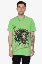 Load image into Gallery viewer, Valabasas BLOODY PANTHER TEE (SUMMER GREEN)