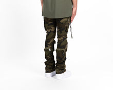 Load image into Gallery viewer, PHEELINGS NEVER LOOK BACK FLARE STACK DENIM (CAMO GREEN)