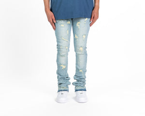 Pheelings NOW OR NEVER FLARE STACK DENIM (LIGHT BLUE)