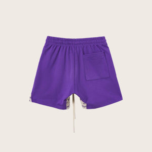 Hyde Park Heritage Panel Shorts (Purple)