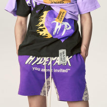 Load image into Gallery viewer, Hyde Park Heritage Panel Shorts (Purple)