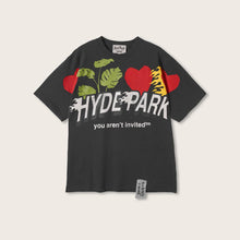 Load image into Gallery viewer, Hyde Park Heart Palm Tee (Black)