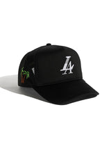 Load image into Gallery viewer, Reference PARADISE LA TRUCKER Hat (BLACK)