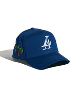 Load image into Gallery viewer, Reference PARADISE LA TRUCKER Hat (ROYAL BLUE)